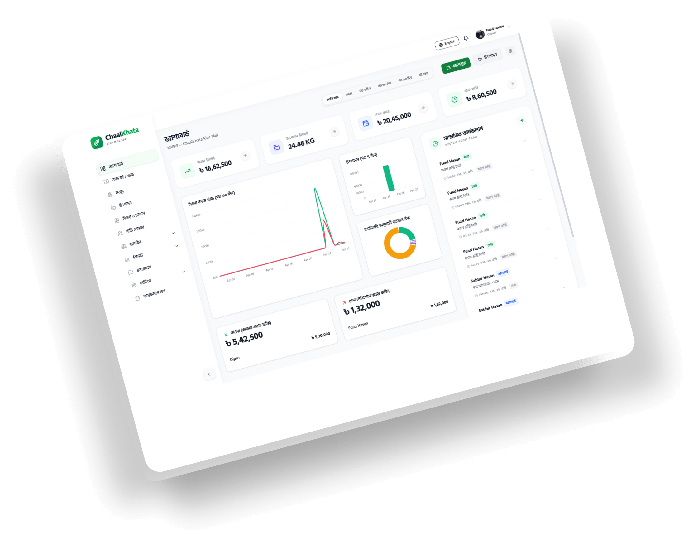 ChaalKhata Dashboard
